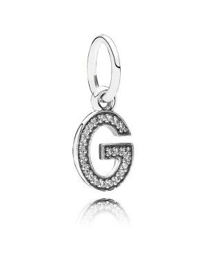 PANDORA Alphabet G Alphabet Pendant JSP0989 With CZ 