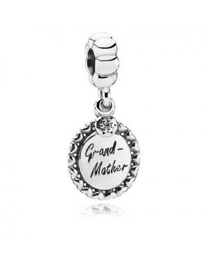 PANDORA Grandmother Family Charm JSP1169 With Pave CZ 