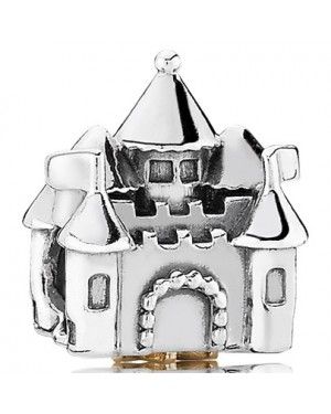 PANDORA Fairytale Castle Fairytale Charm JSP1044 With Cubic Zirconia In Gold