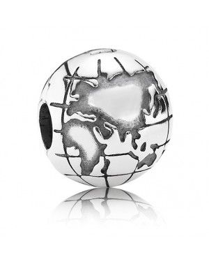 PANDORA Globe Travel Clip JSP1577 