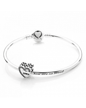 PANDORA Tribute To Mum Family Complete Bangle JSP0101 