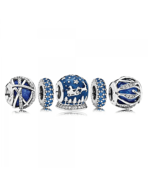 Pandora Royal Blue Christmas Night Charm Pack GS0016