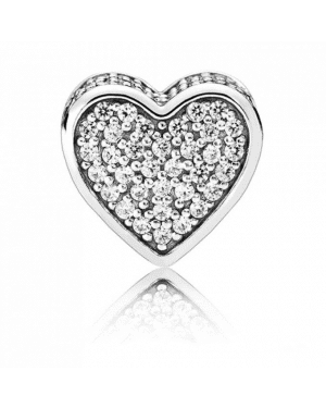 PANDORA Silver Love Charm JSP0566 With CZ 