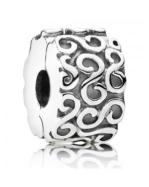 PANDORA Spirals Spacer Clip JSP1641 In Silver