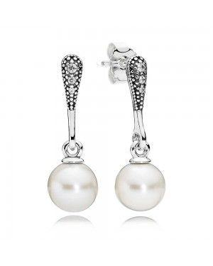 PANDORA Elegant Beauty Dropper Earrings JSP1242 