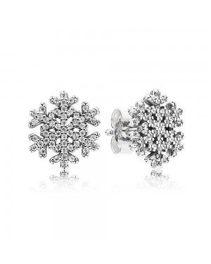 PANDORA Snowflake Christmas Earrings JSP1270 With Cubic Zirconia 