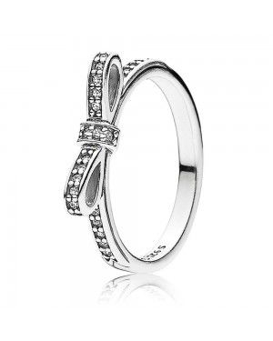 PANDORA Delicate Bow Ring JSP1450 In Silver