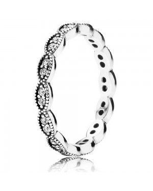 PANDORA Oval Leaves Band Ring JSP1407 