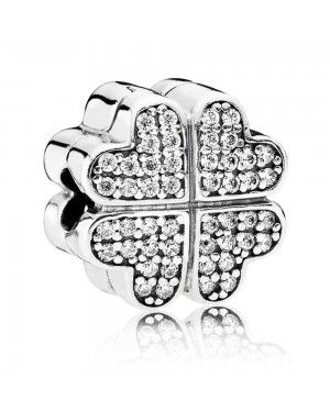 PANDORA Silver Petals Of Love Clip JSP0922 