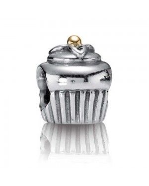 PANDORA Cupcake Food Charm JSP1626 In Gold