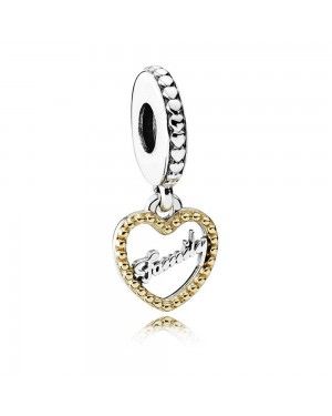 PANDORA Family Script Charm JSP1480 In Gold