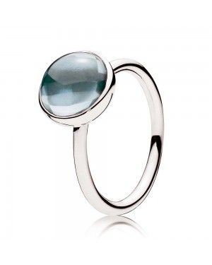 PANDORA Blue Poetic Droplet Ring JSP1379 