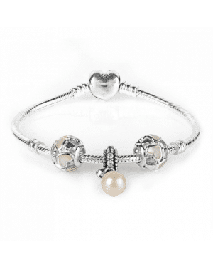 PANDORA Luminous Hearts Love Complete Bracelet JSP0250 