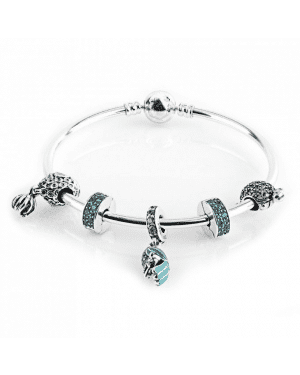 PANDORA Tropical Parrot Animal Complete Bangle JSP0239 