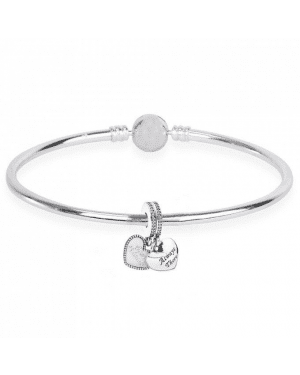 PANDORA Best Friends Friendship Complete Bangle JSP0306 With CZ In Silver