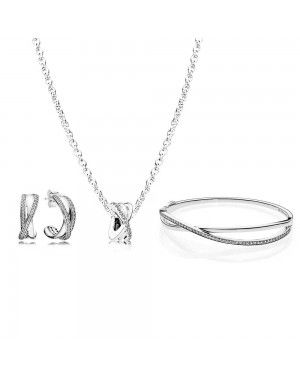 PANDORA Star Trail Jewellery Set JSP0192 With CZ 