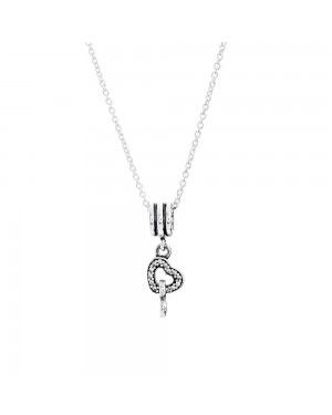 PANDORA Intertwined Hearts Love Pendant JSP0133 