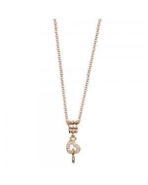 PANDORA Interlocked Hearts Love Necklace JSP0085 In Rose Gold