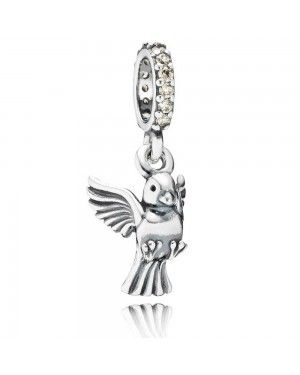 PANDORA Gold Dove Dropper Animal Charm JSP0944 