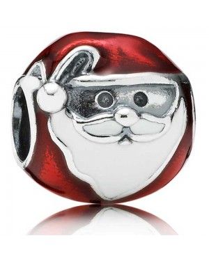 PANDORA Jolly Father Christmas Christmas Charm JSP0941 In Enamel