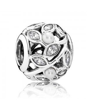 PANDORA Luminous Leaves Floral Charm JSP0843 