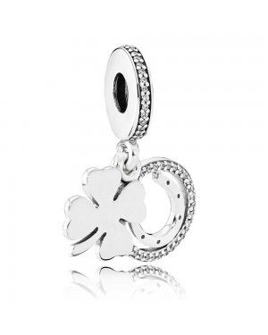 PANDORA Lucky Day Dropper Charm JSP0642 With Pave CZ 