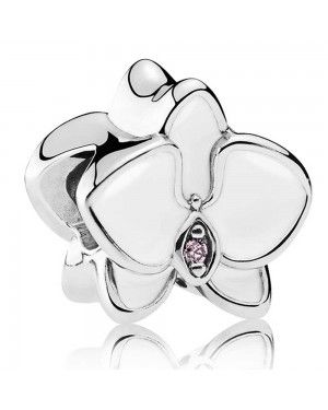 PANDORA White Orchid Floral Charm JSP0720 