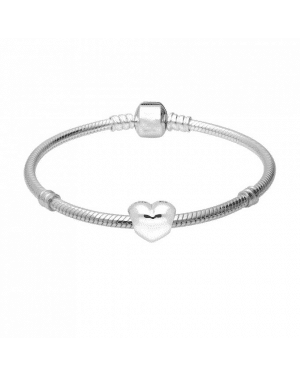 PANDORA Silver Love Heart Complete Bracelet JSP0437 