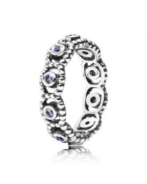 PANDORA Purple Romance Ring JSP1467 