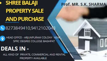 shree balaji property sales and purchase  prof  sk sharma