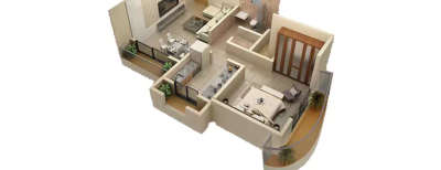 Kapleshwara Pinnacle Gloria, 1 BHK-567 Sq.ft