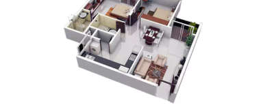 Casagrand Zenith, 2 BHK-834 Sq.ft