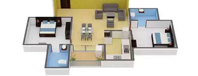 Appaswamy Splendour, 2 BHK-1171 Sq.ft