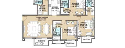 ATS Destinaire, 3 BHK-1220 Sq.ft