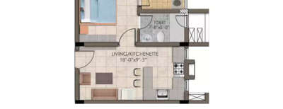 Appaswamy Trellis, 1 BHK-515 Sq.ft
