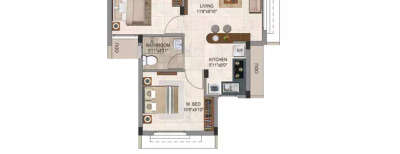 Casagrand Arena 2, 2 BHK-672 Sq.ft