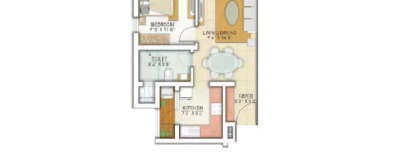 Ozone Greens, 1 BHK-654 Sq.ft
