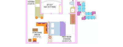 Ajnara Elements, 1 BHK-495 Sq.ft