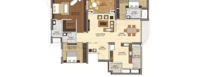 Vascon Windermere, 3 BHK-1925 Sq.ft