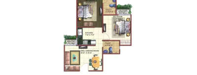 Himalaya Pride, 2 BHK-948 Sq.ft