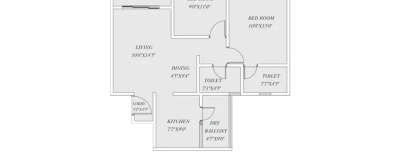 Sukhwani Hermosa Casa, 2 BHK-624 Sq.ft