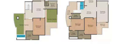 Supertech Emerald Court, 3 BHK-2565 Sq.ft