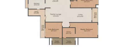 Amrapali Titanium, 3 BHK-2662 Sq.ft
