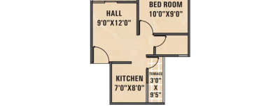 Oxy Flora, 1 BHK-259 Sq.ft