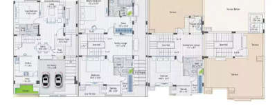 Appaswamy Delmar, 4 BHK-2750 Sq.ft
