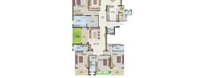Jaypee Augusta Town Home, 4 BHK-4400 Sq.ft