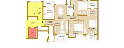 Ats Le Grandiose, 3 BHK-1027 Sq.ft