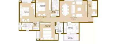 ATS Rhapsody, 3.5 BHK-1800 Sq.ft