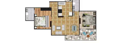 Vilas Javdekar Palladio, 2 BHK-1020 Sq.ft