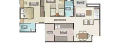 Tata Inora Park, 2 BHK-1012 Sq.ft